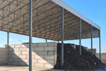 Box di contenimento per il riciclaggio dei rifiuti